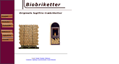 Desktop Screenshot of biobriketter.dk