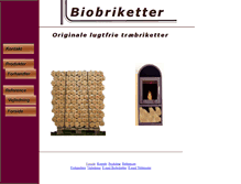 Tablet Screenshot of biobriketter.dk